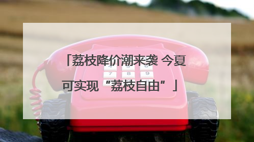 荔枝降价潮来袭 今夏可实现“荔枝自由”