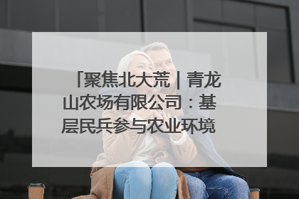 聚焦北大荒｜青龙山农场有限公司：基层民兵参与农业环境综合治理显效