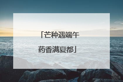 芒种遇端午 药香满夏都