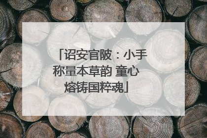 诏安官陂：小手称量本草韵 童心熔铸国粹魂