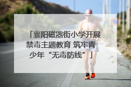 襄阳磁器街小学开展禁毒主题教育 筑牢青少年“无毒防线”