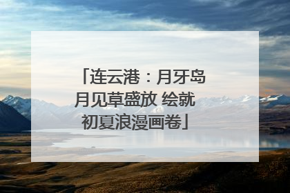 连云港：月牙岛月见草盛放 绘就初夏浪漫画卷