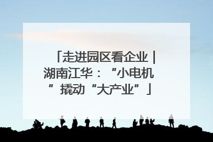 走进园区看企业｜湖南江华：“小电机”撬动“大产业”