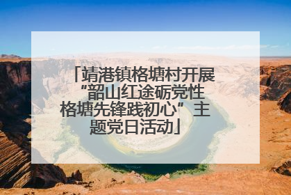 靖港镇格塘村开展“韶山红途砺党性 格塘先锋践初心”主题党日活动