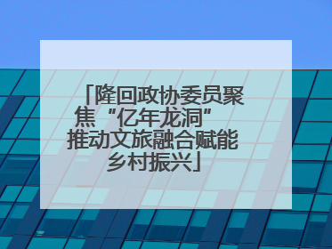隆回政协委员聚焦“亿年龙洞” 推动文旅融合赋能乡村振兴