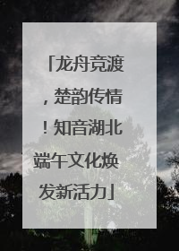 龙舟竞渡，楚韵传情！知音湖北端午文化焕发新活力