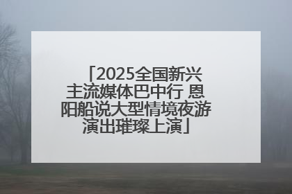2025全国新兴主流媒体巴中行 恩阳船说大型情境夜游演出璀璨上演