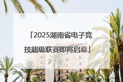 2025湖南省电子竞技超级联赛即将启幕
